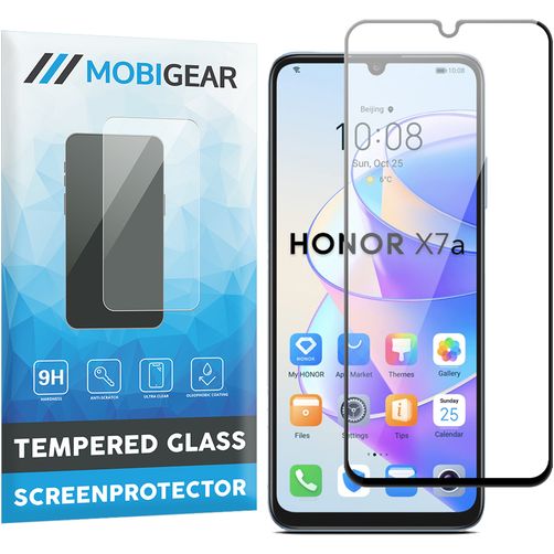 Mobigear Premium HONOR X7A Verre trempé Protection d'écran - Compatible coque