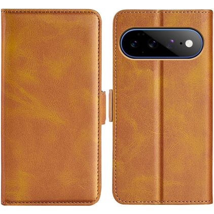 Mobigear Slim Magnet Housse Google Pixel 11 Pro XL Etui Porte-Monnaie - Cognac