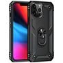 Mobigear Armor Ring Coque iPhone 13 Pro Coque arrière Rigide Anti-Chocs avec Anneau-Support - Noir