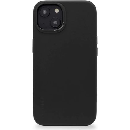 Decoded Coque iPhone 14 Plus MagSafe Coque arrière en Cuir Véritable Anti-Chocs - Noir