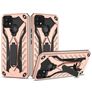 Mobigear Armor Stand Coque Realme C25Y Coque arrière Rigide Anti-Chocs avec Support Amovible - Rose doré