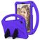 Mobigear AeroArmor Coque Samsung Galaxy Tab A7 Lite Coque de tablette pour enfants avec Poignée Enfants en EVA + Porte-crayon - Violet