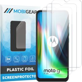 Mobigear Motorola Moto G9 Play Protection d'écran Film - Compatible Coque (Lot de 3)