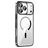 Valenta Trend iPhone 18 Pro Max MagSafe Plastique rigide Coque arrière - Transparent / Noir