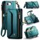 CaseMe C36 Housse iPhone 16e Etui Porte-Monnaie - Bleu