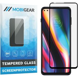 Mobigear Premium Motorola Moto G 5G Plus Verre trempé Protection d'écran - Compatible Coque - Noir