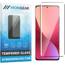 Mobigear Premium Xiaomi 12 Verre trempé Protection d'écran - Compatible Coque - Noir