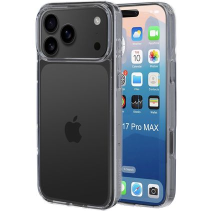 Mobiparts Classic Hardcover Transparent iPhone 17 Pro Max Plastique rigide Coque arrière - Transparent