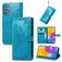 Mobigear Mandala Housse Samsung Galaxy M52 Etui Porte-Monnaie - Bleu