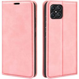 Mobigear Retro Slim Housse HONOR X8 Etui Porte-Monnaie - Rose