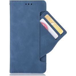 Mobigear Slide Wallet Housse POCO F4 GT Etui Porte-Monnaie - Bleu