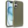 Mobigear Bio Coque iPhone 18 Coque arrière en Eco-Friendly - Vert armée