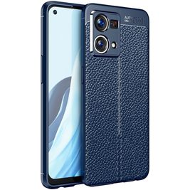 Mobigear Luxury Coque OPPO Reno 7 4G Coque arrière en TPU Souple - Bleu