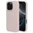 Mobiparts Coque iPhone 16 Pro Coque arrière en Silicone - Soft Salmon