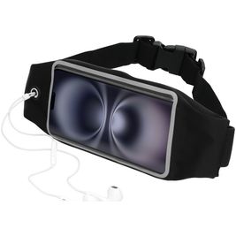 Mobiparts Comfort Fit Brassard Téléphone iPhone 16 Brassard Coque de Sport en Neoprène - Noir