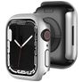 Mobigear Colors Coque Apple Watch - 45 mm Thin Coque Rigide - Argent