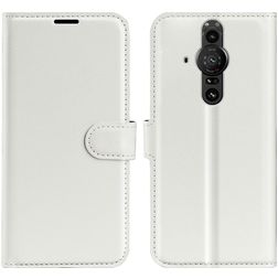 Mobigear Classic Housse Sony Xperia Pro-I Etui Porte-Monnaie - Blanc