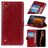 Mobigear Ranch Housse Motorola Moto E22 Etui Porte-Monnaie - Bordeaux