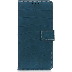 Mobigear Croco Housse Realme 8 5G Etui Porte-Monnaie - Vert