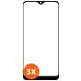 Mobigear Premium Samsung Galaxy A01 Verre trempé Protection d'écran - Compatible Coque - Noir (Lot de 3)