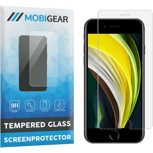 Mobigear iPhone SE (2020) Verre trempé Protection d'écran - Compatible Coque