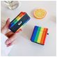 Mobigear Rainbow Coque Apple AirPods Pro 1 Coque en Silicone Souple