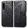 Mobigear Butterfly Housse Sony Xperia 5 IV Etui Porte-Monnaie - Noir
