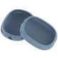 Mobigear Colors Coque Apple AirPods Max Coque en Silicone Souple - Bleu