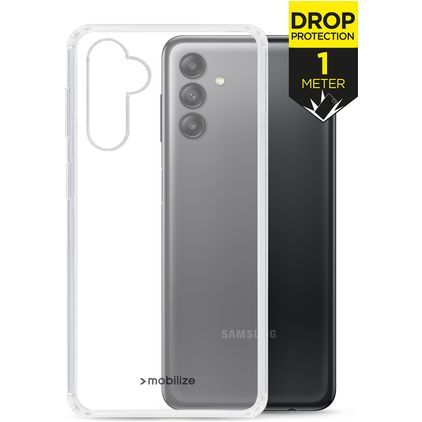 Mobilize Naked Protection Coque Transparente Samsung Galaxy A04s Coque arrière Rigide Anti-Chocs - Transparent