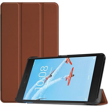 Mobigear Tri-Fold Coque Lenovo Tab E7 Etui - Marron