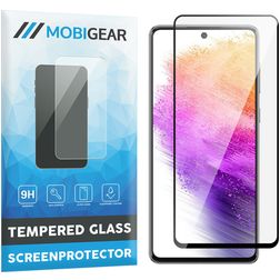 Mobigear Premium Samsung Galaxy A73 Verre trempé Protection d'écran - Compatible Coque - Noir