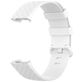 Mobigear Cross Bracelet Silicone Fitbit Charge 3 Fermeture boucle ardillon - Blanc