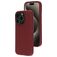 Mobiparts Coque iPhone 15 Pro Coque arrière en Silicone - Plum Red