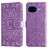 Mobigear Sunflower Housse Google Pixel 10a Etui Porte-Monnaie - Violet