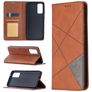 Mobigear Rhombus Slim Housse Samsung Galaxy S20 FE Etui - Marron