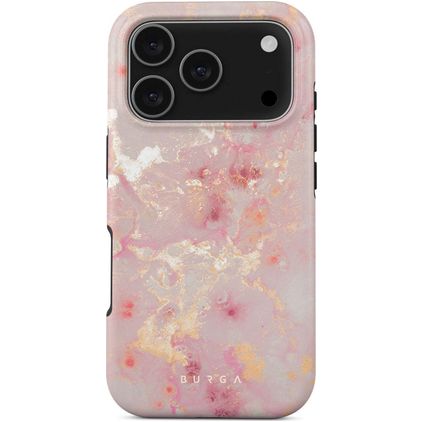 Burga Tough Coque iPhone 17 Pro MagSafe Coque arrière Rigide Anti-Chocs - Golden Coral