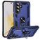 Mobigear Armor ring Samsung Galaxy A57 Plastique rigide Coque arrière Antichoc avec bague de maintien - Bleu
