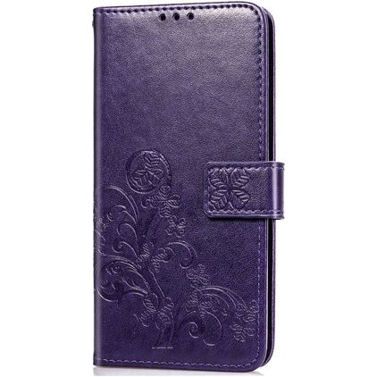 Mobigear Clover Housse Huawei P40 Etui Porte-Monnaie - Violet