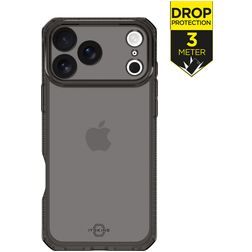 ITSKINS Level 2 SpectrumClear R Coque iPhone 17 Pro Coque arrière en TPU Souple Anti-Chocs - Smoke