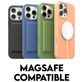 CARE by PanzerGlass Fashionable Coque iPhone 16 Pro Max MagSafe Coque arrière en Silicone - Noir