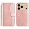 Mobigear S Line iPhone 18 Pro Max Étui Portefeuille - Rose doré
