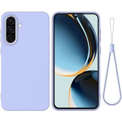 Mobigear Rubber Touch Coque Samsung Galaxy A37 Coque arrière en Silicone - Violet