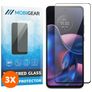 Mobigear Premium Motorola Edge (2022) Verre trempé Protection d'écran - Compatible Coque - Noir (Lot de 3)