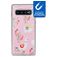 My Style Magneta Coque Samsung Galaxy S10 Coque arrière en TPU Souple - Pink Alpaca