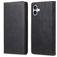 Mobigear Wallet Housse iPhone 16 Plus Etui Porte-Monnaie - Noir