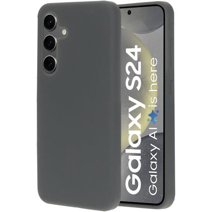 Mobiparts Samsung Galaxy S24 Silicone Coque arrière - Urban Grey