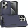 Mobigear Heavy Armor Coque iPhone 16 Pro Coque arrière Rigide Anti-Chocs - Dark Blue