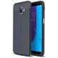 Mobigear Luxury Coque Samsung Galaxy J6 Plus Coque arrière en TPU Souple - Bleu Marin