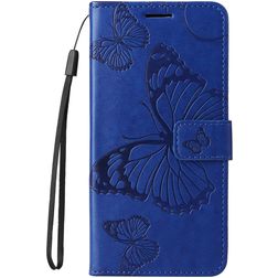 Mobigear Butterfly Housse HONOR 200 Lite Etui Porte-Monnaie - Bleu