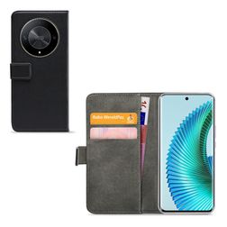 Mobilize Classic Gelly Wallet Housse HONOR Magic 6 Lite Etui Porte-Monnaie - Noir